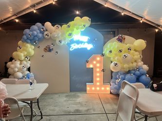 Winnie The Pooh Birthday Backdrop