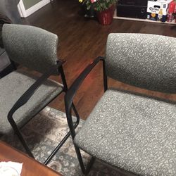2 Metal Chairs