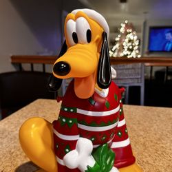 🎄 Christmas Pluto Popcorn Bucket – Disneyland Parks 🎄