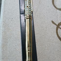 Gold Ink Pens And Stick Pan Vintage