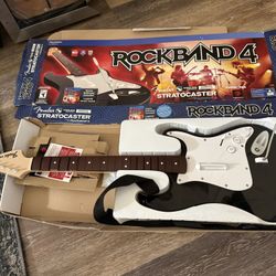 Fender Stratocaster wireless guitar for Rock Band 4 for use with PS 4