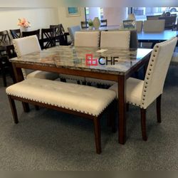 6 Pc Dining Table Set