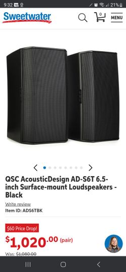 Qsc Ad-S6T Speakers