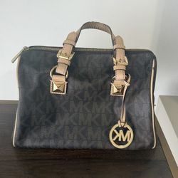 Michael Kors Grayson Monogram Satchel Handbag