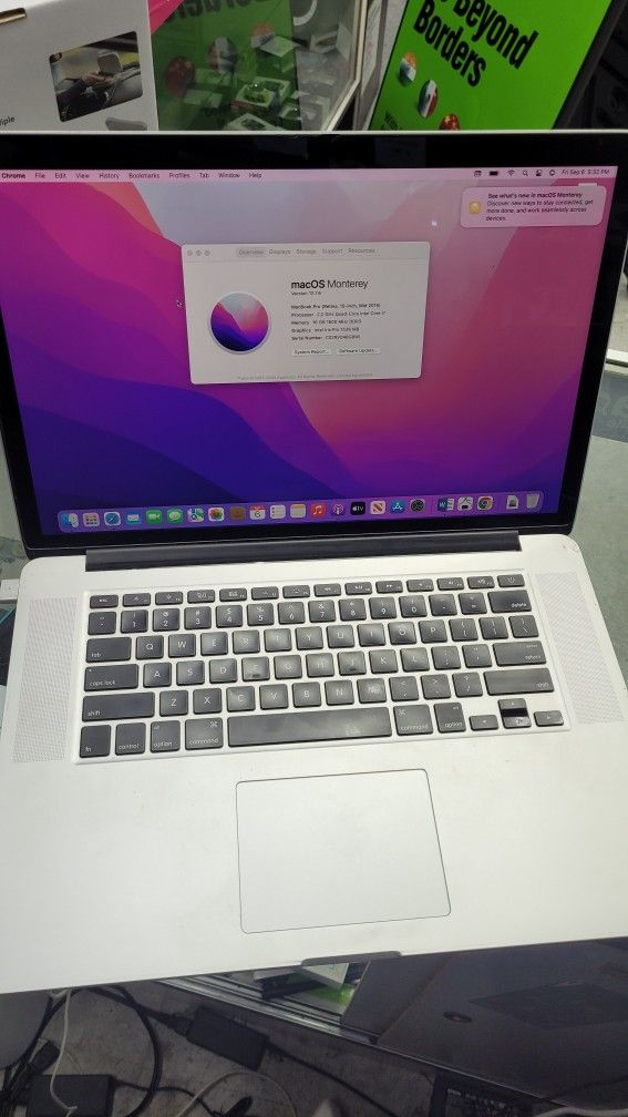 MacBook Pro i7 16GB RAM 500GB