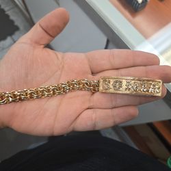 'SONIA' 14k bracelet  55.3 grams