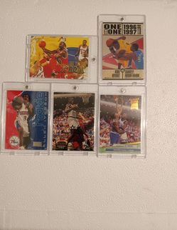 Michael Jordan, Kobe Bryant,all Iverson, Shaquille O'Neal cards