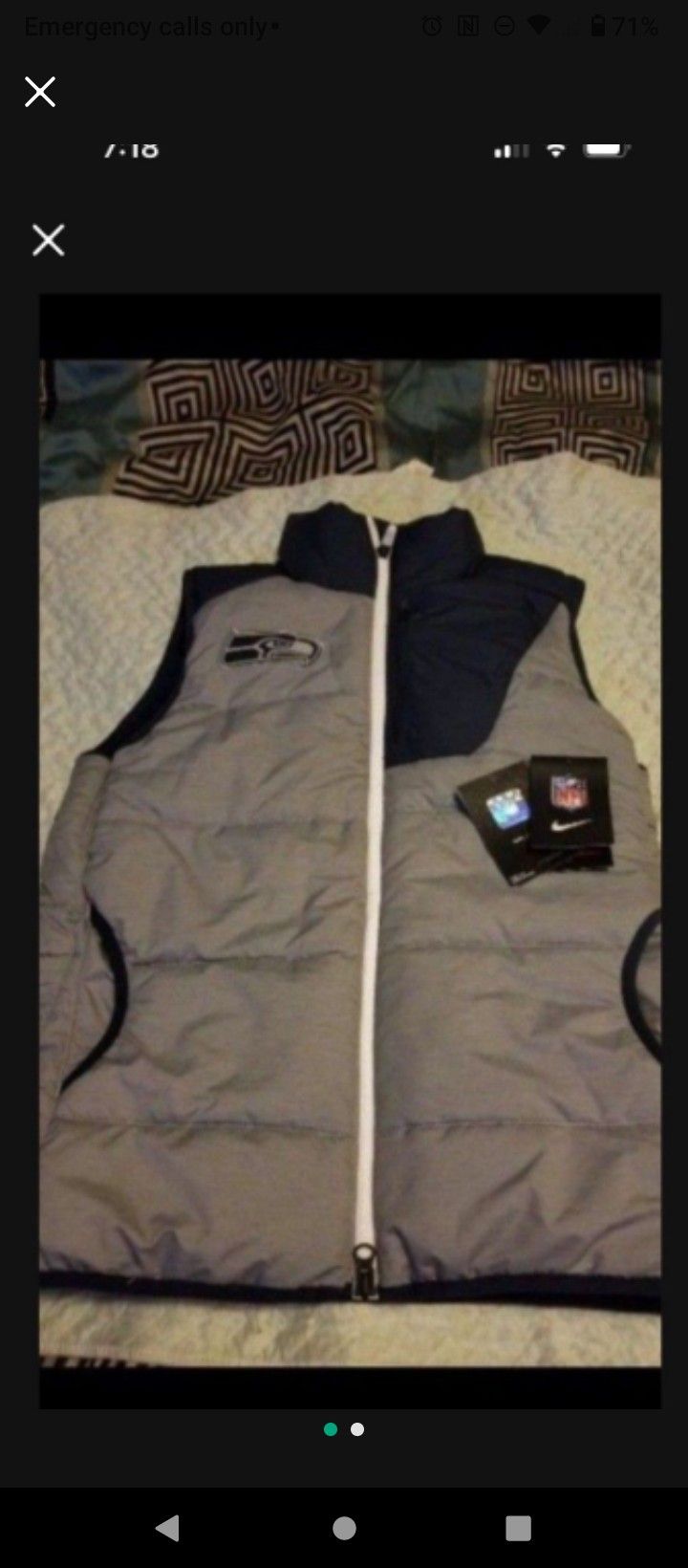 New Seahawks Vest