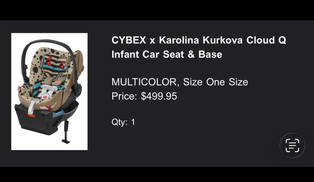 CYBEX x Karolina Kurkova Cloud Q Infant Car Seat, Stroller And Bases