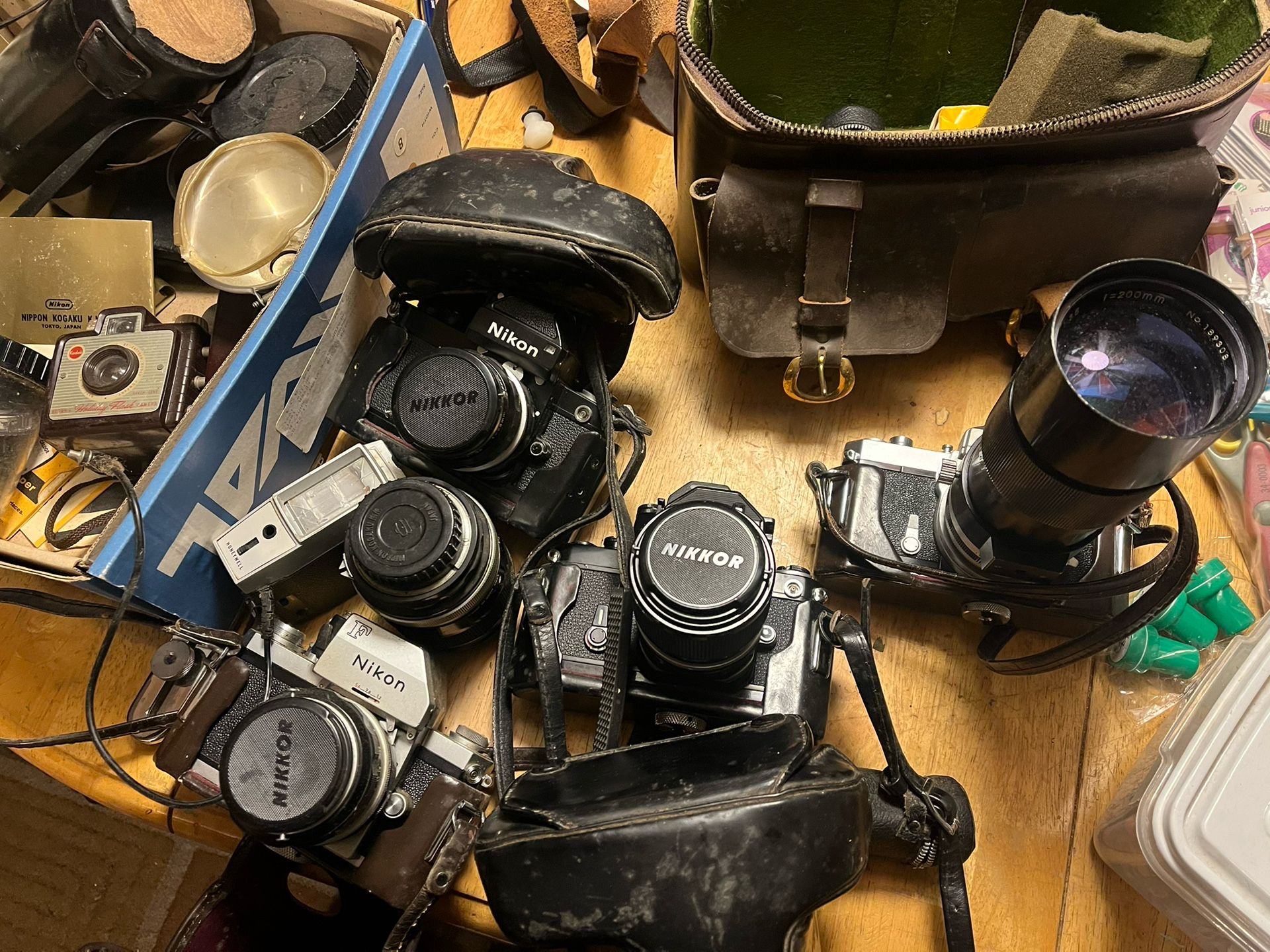 Nikon 35mm Camera Collection Vintage