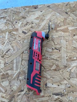 Milwaukee cordless M12 multi tool used