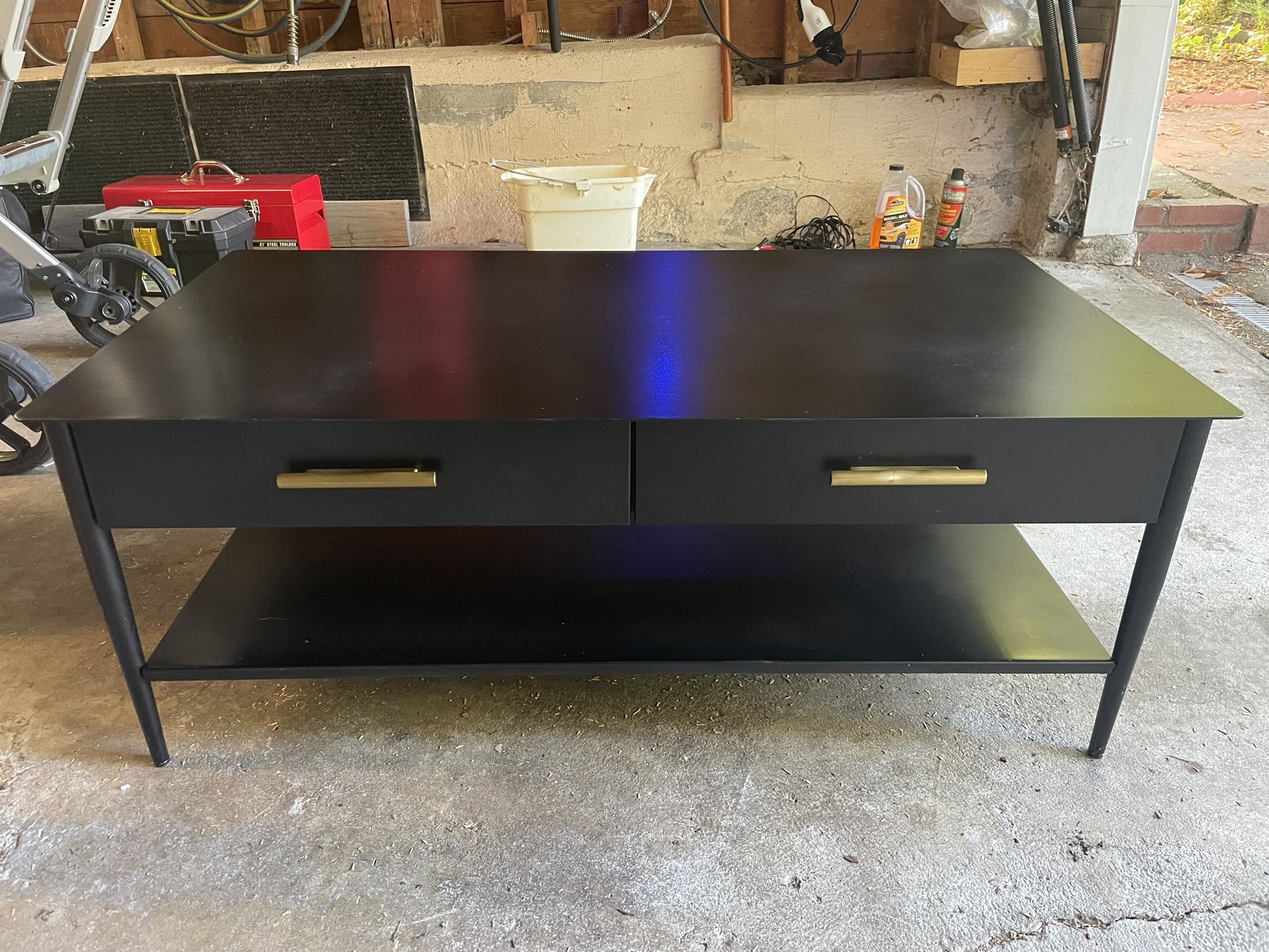 West elm steel Coffee Table