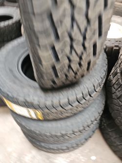 New set of tires aplus all terrain 265 70 17