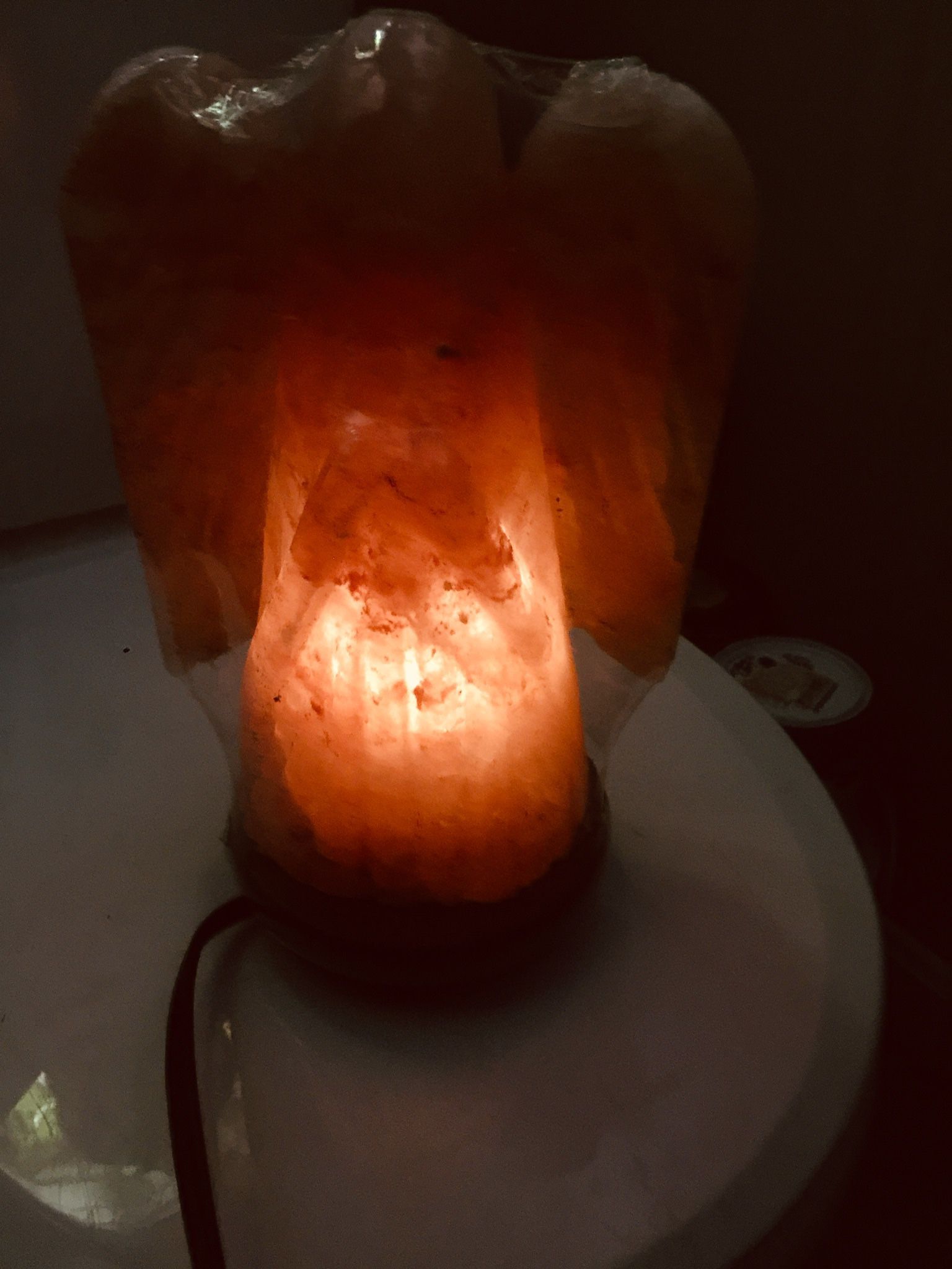 Himalayan Salt Lamp Angel Or Fairy New In Package