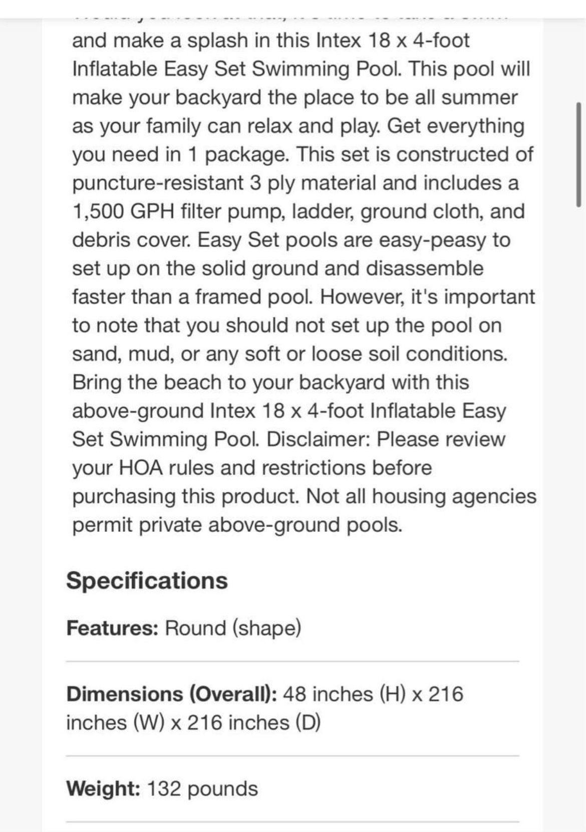 Intex Pool Water sports