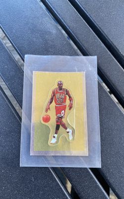 Michael Jordan 91’ Gold Panini Sticker 