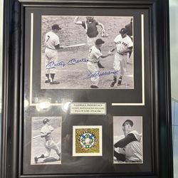 Baseball Immortals" Mickey Mantle & Ted Williams Dual-Signed Photo