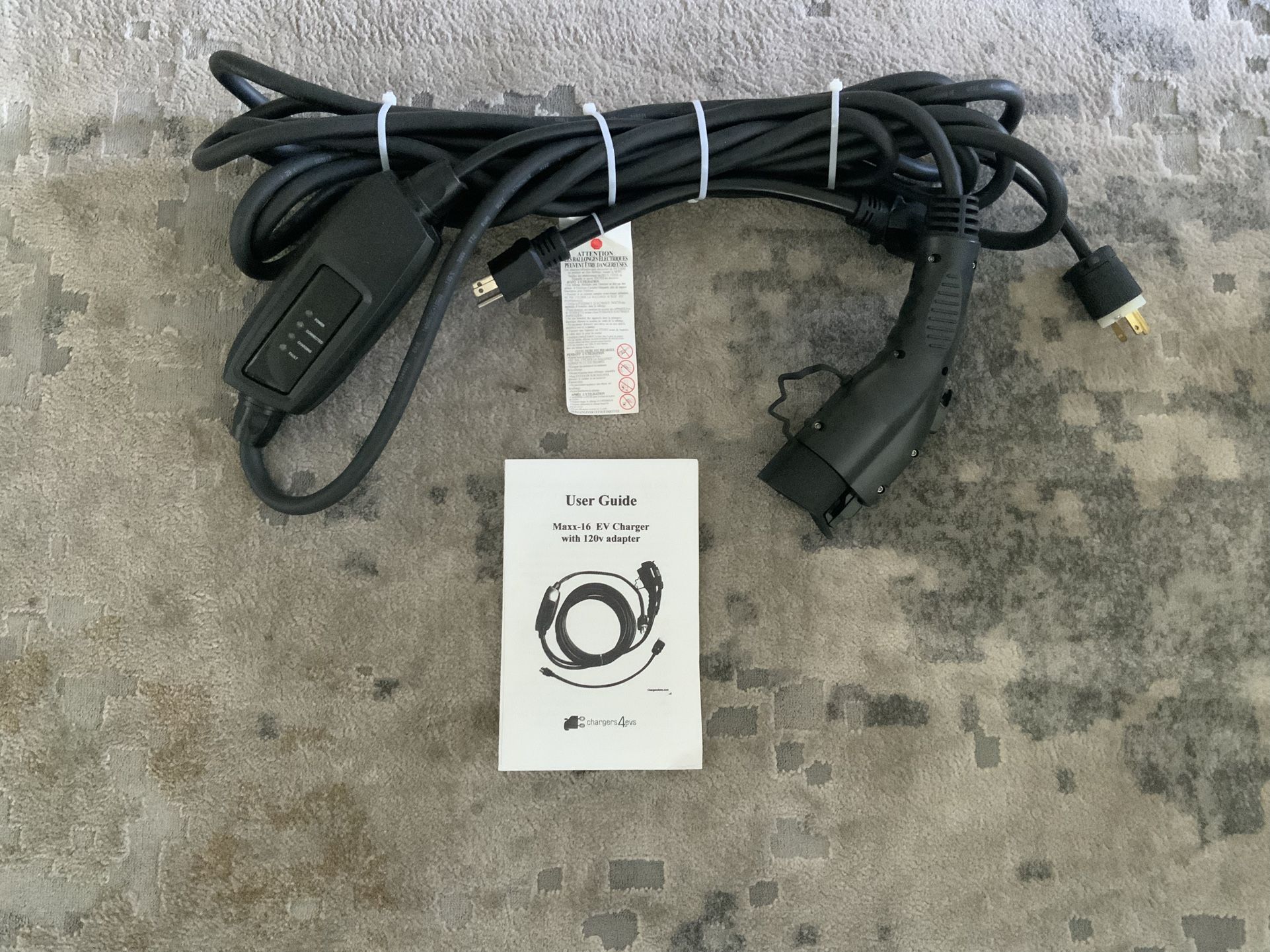 Maxx-16 EV Charger 240V NEMA 6-20 With 120v Adaptor