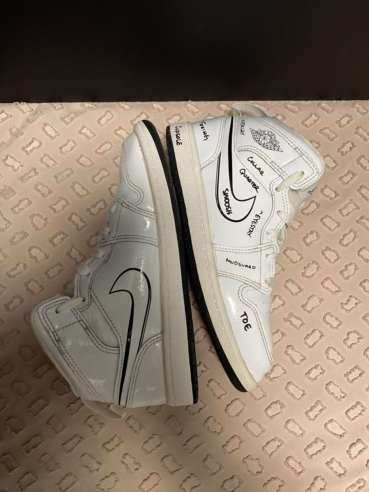 Nike Air Jordan 1 Mid Schematic 