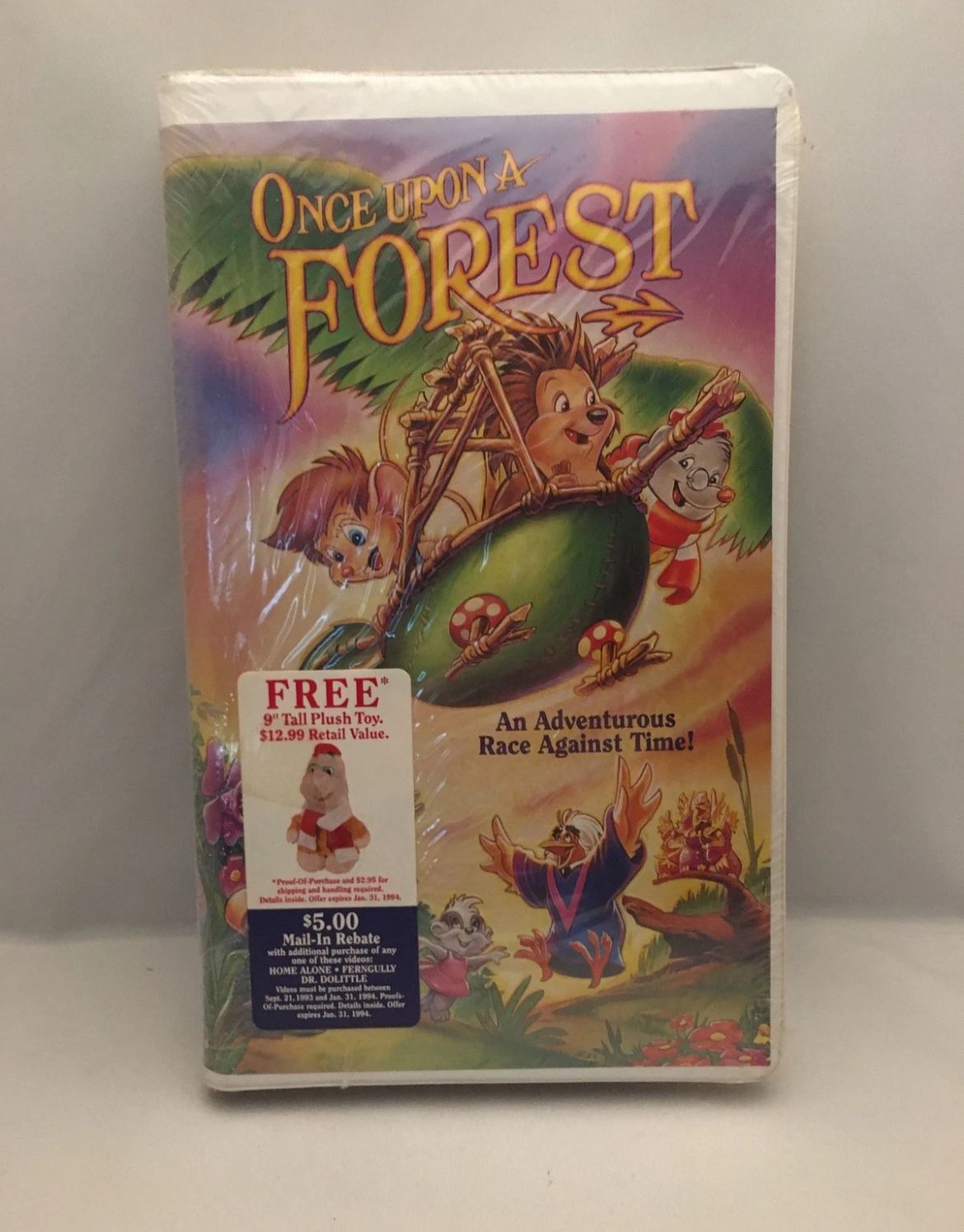 Once Upon a Forest (VHS, 1993) - SEALED- see description below for details!!