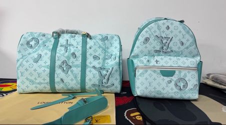 Louis Vuitton Monogram Goyard Bag and Backpack Set