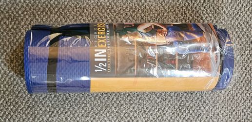 CAP 1/2-Inch Thick Exercise / Yoga Mat — New in Wrap