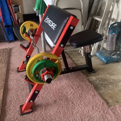 Olympic Curl Arms Bench 
