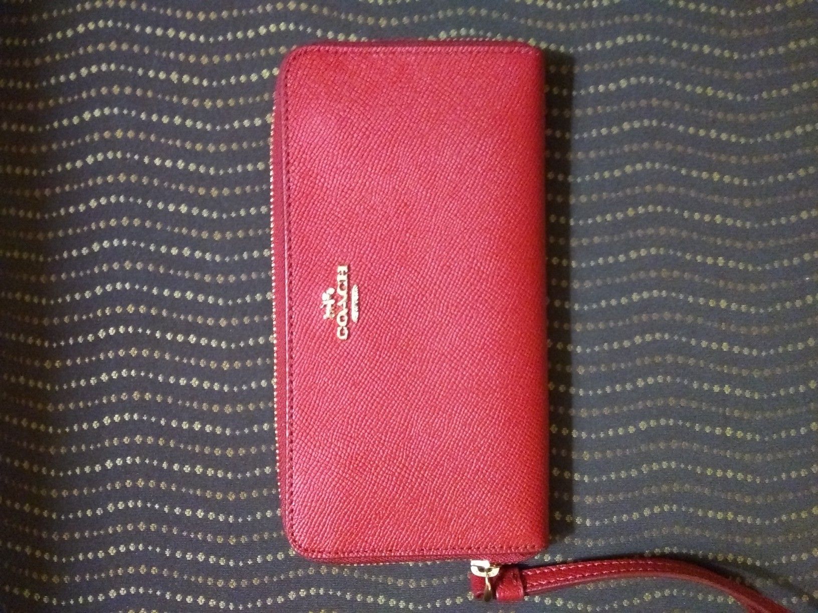 Coach new wallet red