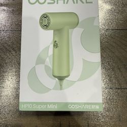 COSHARE HP10 Mini Hair Dryer – Portable Travel Blow Dryer – Brand New