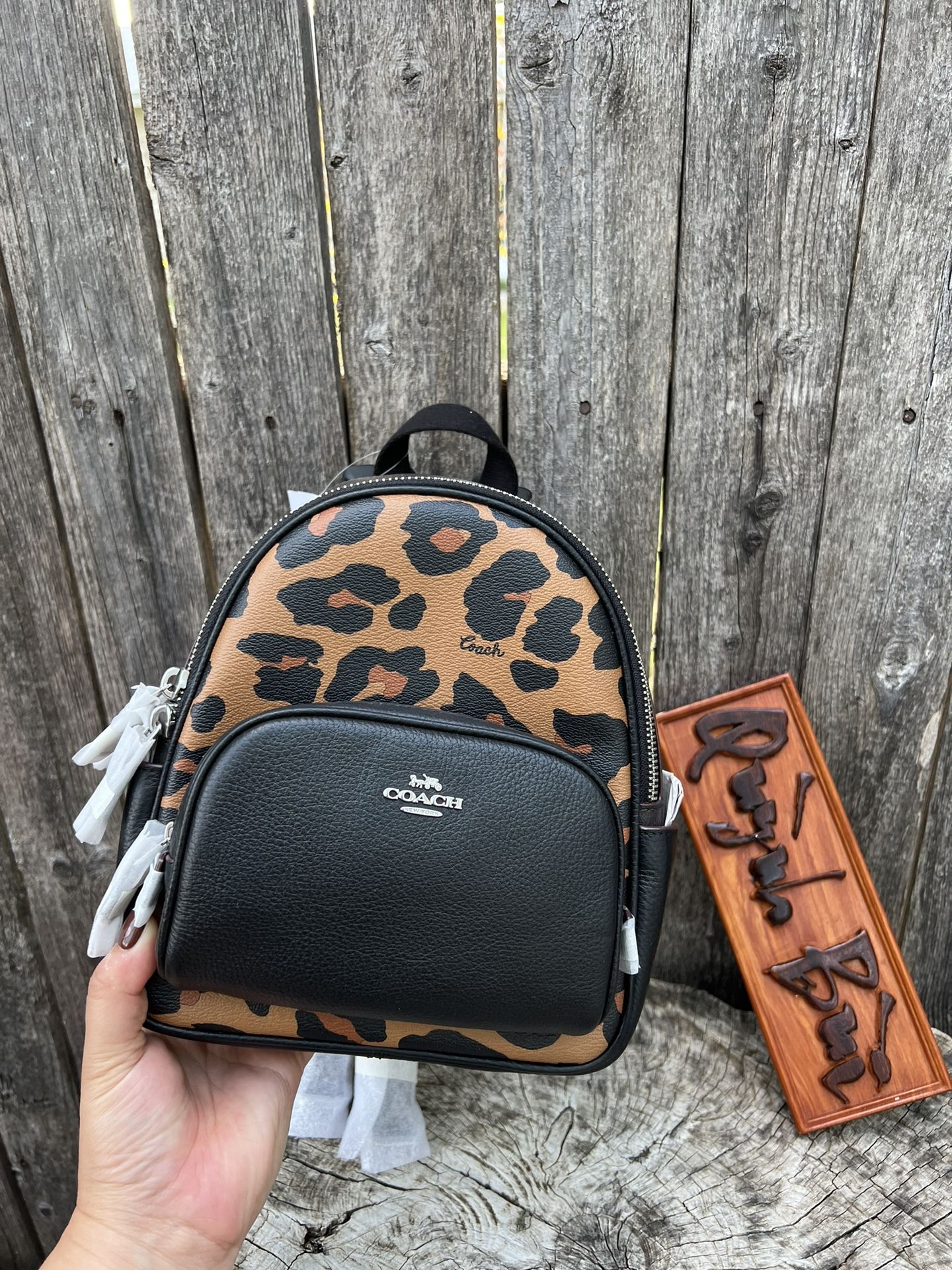 coach cheetah print backpack HOKMAH Leopard for Women Fuzzy Cheetah Cute Backpack, Y2k