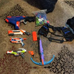 Nerf Gun Lot