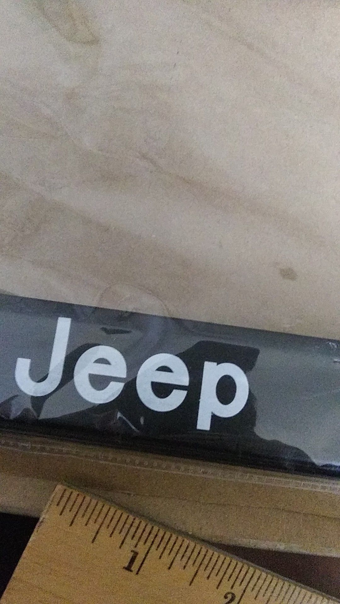 NEW SET OF 2 JEEP METAL FRAMES LICENSE PLATE