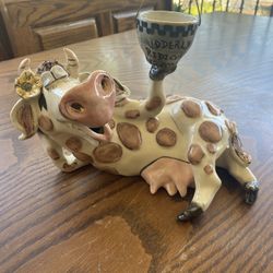 Cow Candle Holder