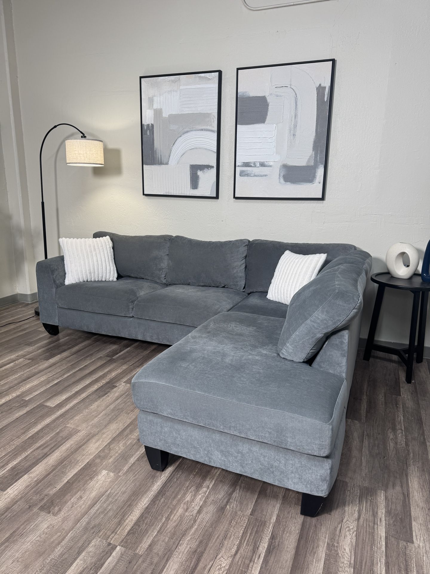 FREE DELIVERY Gray Sofa Sectional Couch Grey