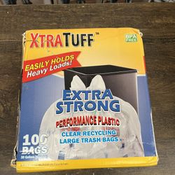 Xtra Tuff 30 Gallon Extra Strong Trash Bags 100ct