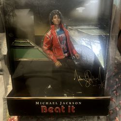 Michael Jackson King of Pop Song BEAT IT Action Figure 10in Playmates Doll 2010
