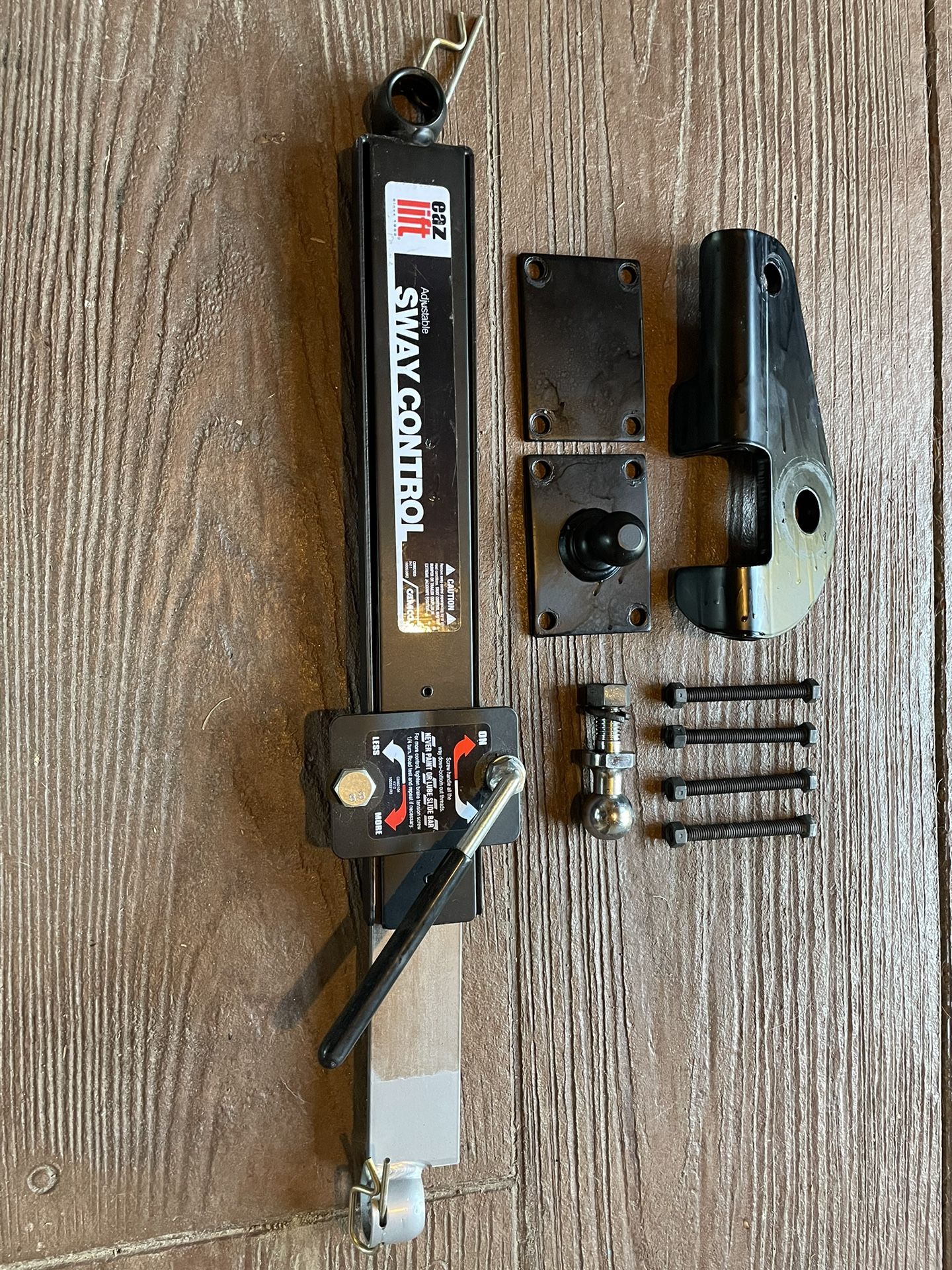 Trailer Sway Control W/ Extra Bolt On Adapter Kit Ball