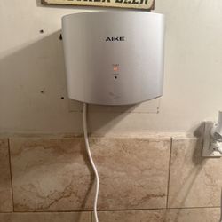 Used AIKE Air Wiper Compact Hand Dryer