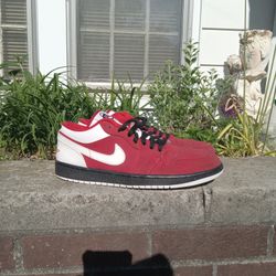 Jordan 1  Low Gym Red White Size 12