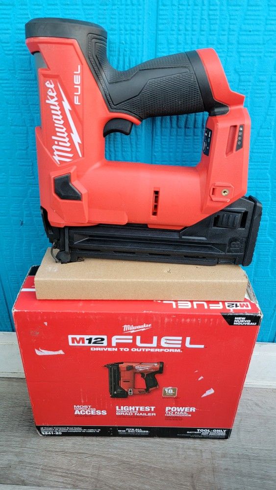 M12 FUEL 12-Volt Lithium- Cordless 18-Gauge 1-1/2 in. Compact Brad Nailer (Tool Only)