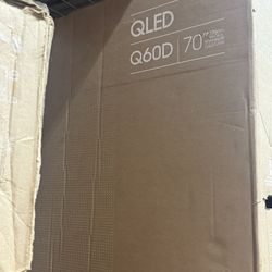 SAMSUNG Q60D Series 70-Inch Class 4K Smart QLED TV | Quantum HDR, Object Tracking Sound Lite, Motion Xcelerator, Slim Design | Gaming Hub | Alexa Buil