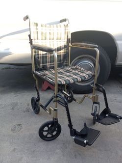 NOVA LIGHTWEIGHT TRANSPORT WHEELCHAIR 19" WIDTH