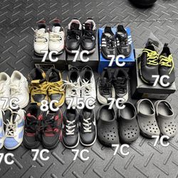 13 Pairs of Toddler Shoes