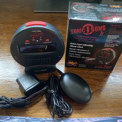 Sonic Bomb Dual Extra Loud Alarm Clock with Bed Shaker- brand new $25 or best offer 