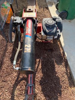 Troy-bolt log splitter
