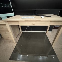 Unfinished SOLID WOOD International Concepts Desk and File Cabinet Drawers