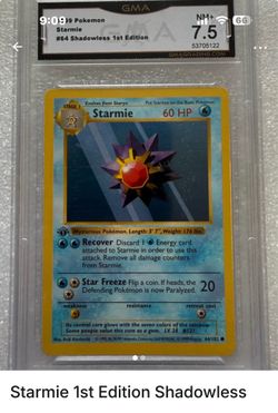 Starmie 1 st Edition Hologram