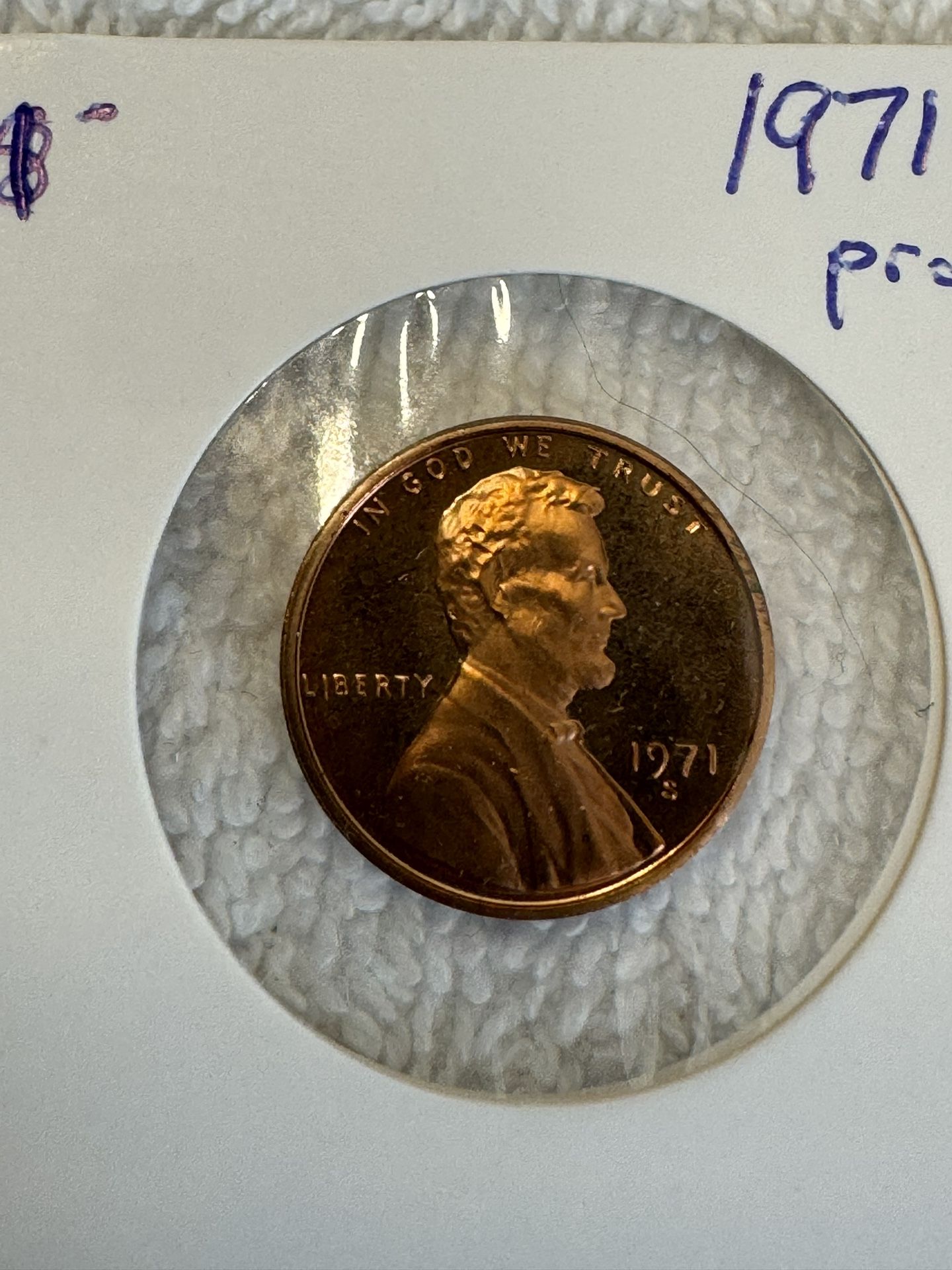 1971-S Proof Lincoln Penny