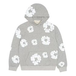 Grey Denim Hoodie