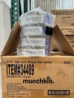 Munchkin UV Diaper Pail Refill Rings 2Pack